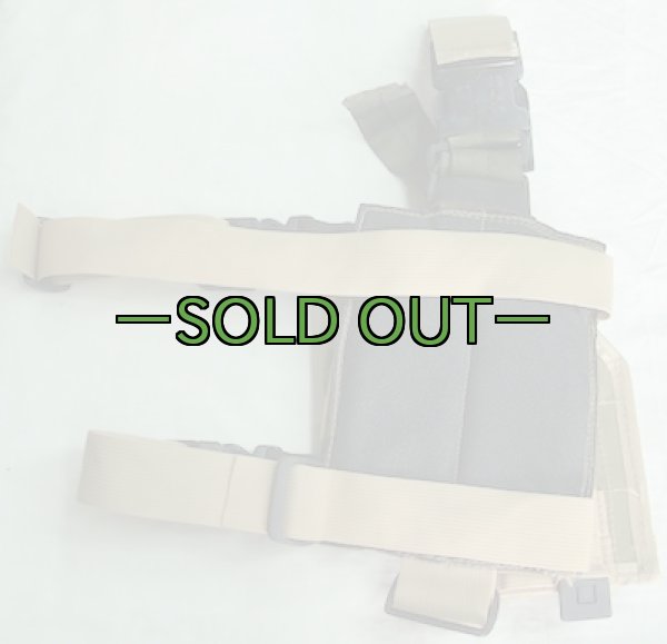 画像3: タクティカルティラー　レッグホルスター＆ポーチ　デザート系 (3)