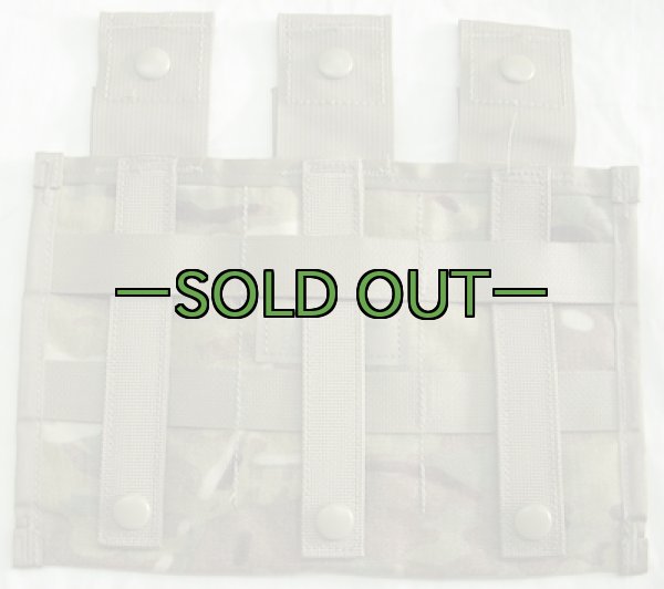 画像2: マルチカム M4トリプル 2マグポーチ MOLLE2 (2)