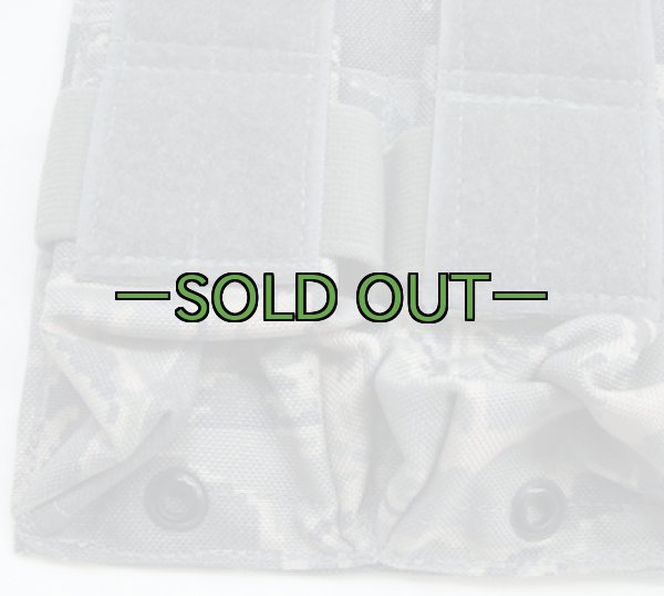 画像4: 3連M4ダブルマグポーチ　ABU (4)