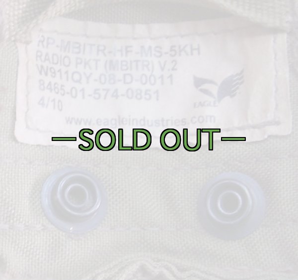 画像4: EAGLE　ラジオポーチ　MBITR 薄手　カーキ V2 (4)