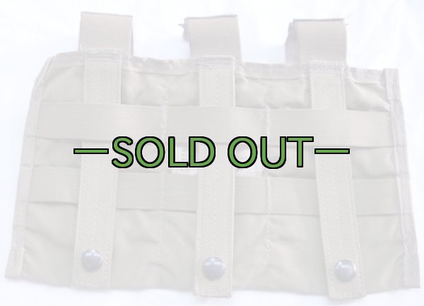 画像3: EAGLE　3連　M4ダブルマグポーチ　薄手　カーキ V2 (3)