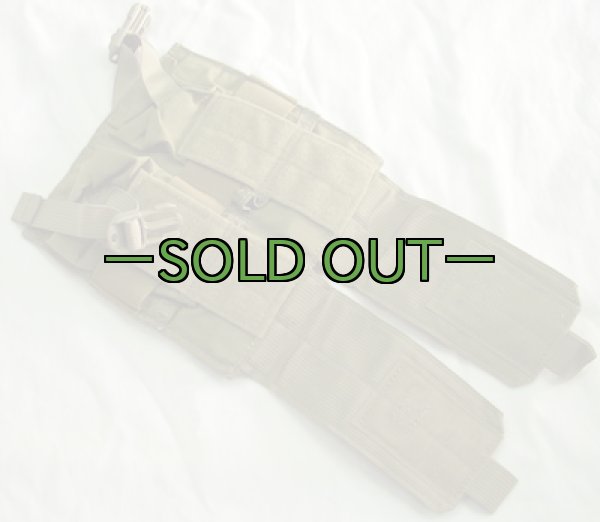 画像6: 2連M4ダブルマグポーチ　薄手　カーキ　EAGLE (6)