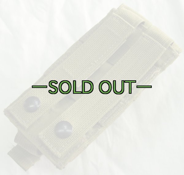 画像4: カーキ　スモークグレネードポーチ　EAGLE　薄手　V2 (4)