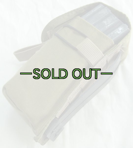 画像2: タクティカルテイラー　トリプルM4マグポーチ　コヨーテ (2)