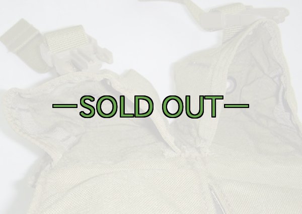 画像5: カーキ　2連ハンドグレネードポーチ　EAGLE　薄手　V2 (5)