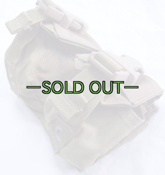 画像2: カーキ　2連ハンドグレネードポーチ　EAGLE　薄手　V2 (2)