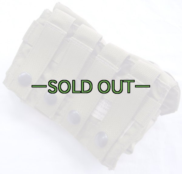 画像4: カーキ　2連ハンドグレネードポーチ　EAGLE　薄手　V2 (4)