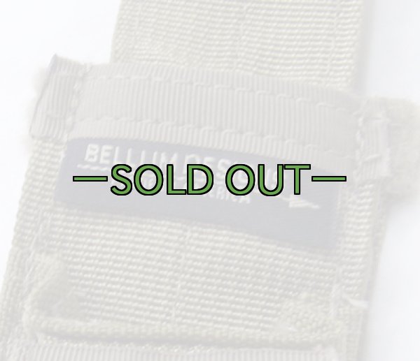 画像4: BELLUM DESIGNS ピストルマグポーチ　カーキ (4)