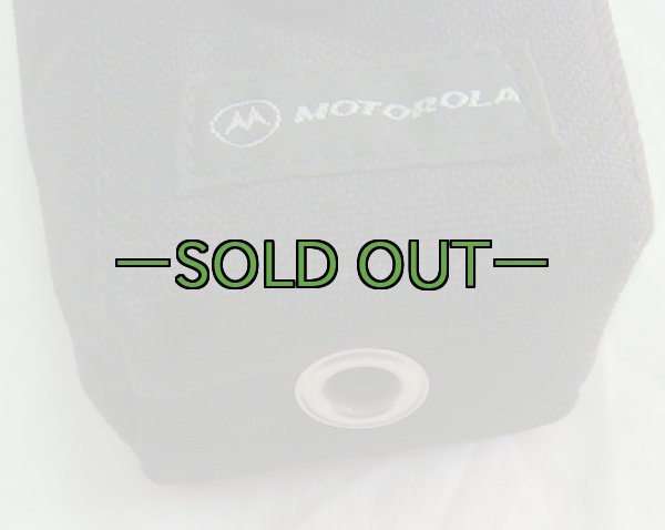 画像3: モトローラ　ラジオポーチ　ナイロン　黒05 (3)