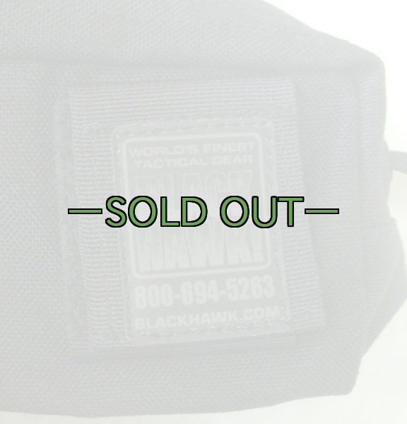 画像5: BHI横長ポーチ　ジッパー付　黒 (5)