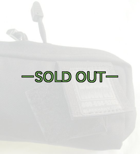 画像6: BHI横長ポーチ　ジッパー付　黒 (6)