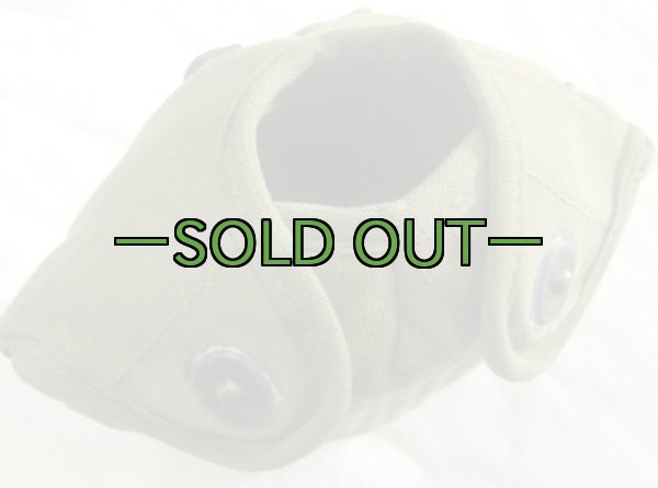 画像4: 1QT水筒カバー　コットン　ワイヤーフック　50年代　中古良品 (4)