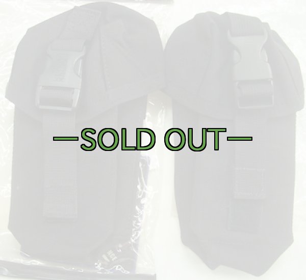 画像2: BHI　M4トリプルマグポーチ　黒 (2)