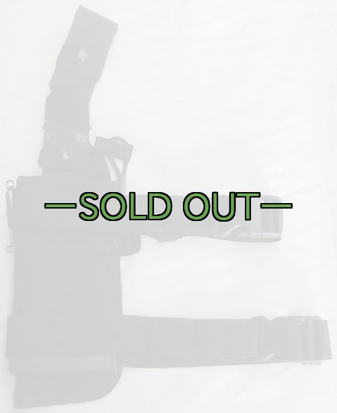 画像3: 詳細不明レッグホルスター黒　右　ベレッタ等 (3)