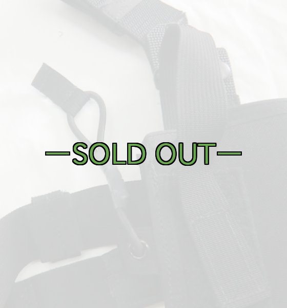 画像10: 詳細不明レッグホルスター黒　右　ベレッタ等 (10)