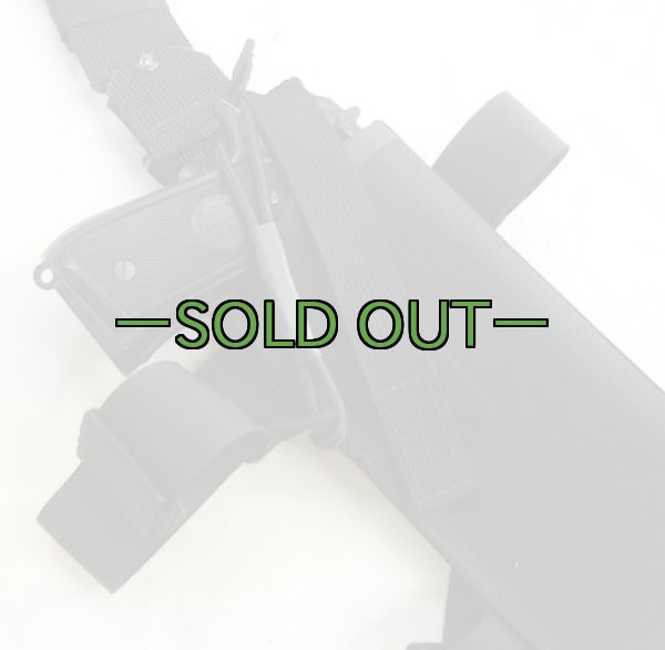 画像4: 詳細不明レッグホルスター黒　右　ベレッタ等 (4)