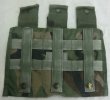 画像2: MOLLE 3連M4マグポーチ　ウッドランド (2)