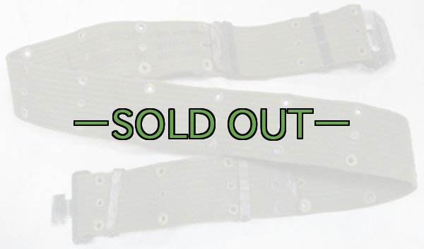 画像2: ピストルベルト05 　コットン　中古上　Lサイズ (2)