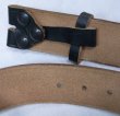 画像4: 軍用レザーベルト　W36　バックルなし (4)