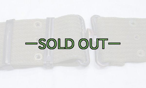 画像5: M1936　ピストルベルト　OD　コットン　50年代　中古上 (5)