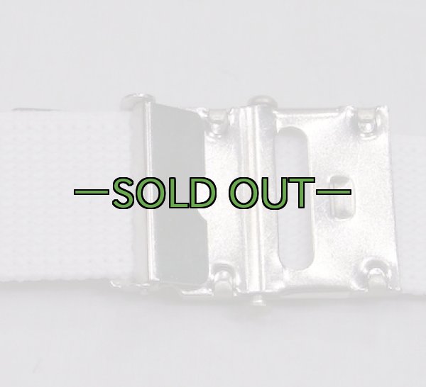 画像4: NAVY白ベルト　USNバックル (4)