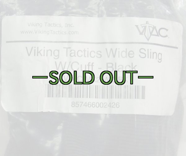 画像2: ワイドスリング　黒　VTAC　スナイパーカフ付き (2)