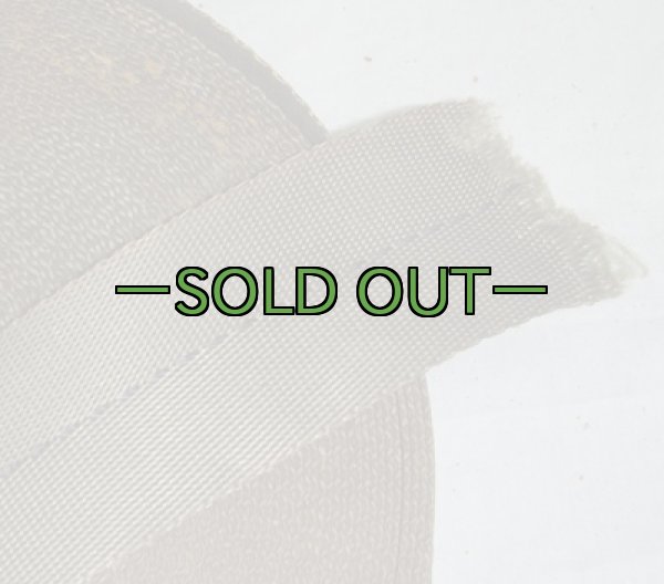 画像4: 軍用平ヒモ　幅45mm　ナイロン　ライン入り　60〜70年代 (4)