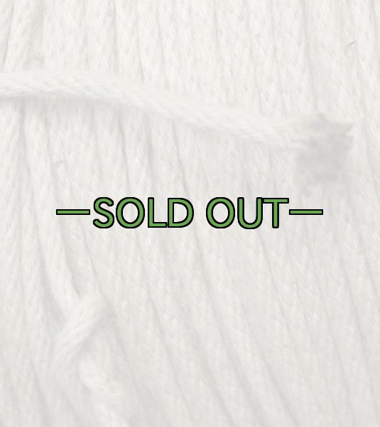 画像2: 軍用丸ヒモ　直径4mm　コットン　50〜60年代 (2)