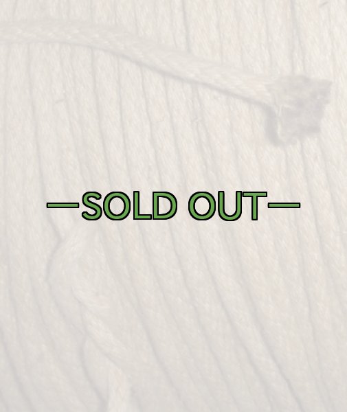 画像3: 軍用丸ヒモ　直径4mm　コットン　50〜60年代 (3)