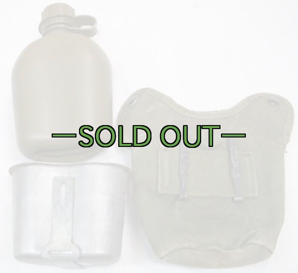 画像2: 1QT水筒セット　60年代　コットンカバー　中古良品 (2)