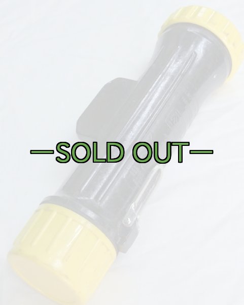 画像3: 米軍ライト 黒×イエロー 70〜80年代 MSHA FULTON N30 (3)