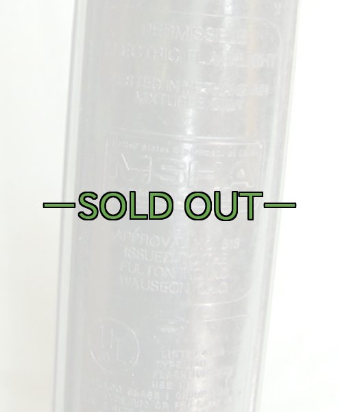 画像5: 米軍ライト 黒×イエロー 70〜80年代 MSHA FULTON N30 (5)