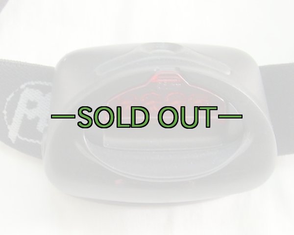 画像3: 黒ヘッドライト　ペツル　白/赤 (3)