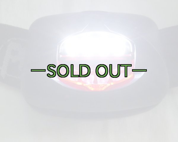 画像7: 黒ヘッドライト　ペツル　白/赤 (7)