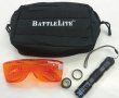 画像1: 米軍放出ライトセット　BattleLite　ゴーグル　ポーチ (1)