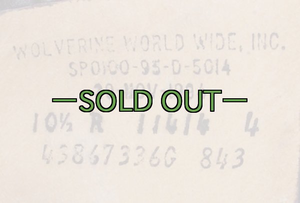 画像3: AFレザーブーツ　10-1/2R　中古上〜　WOLVERINE (3)