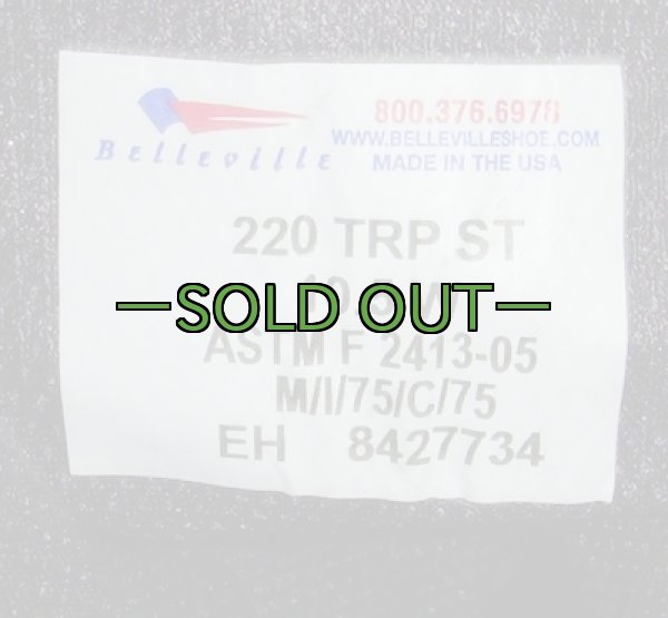 画像3: 黒ジャングルブーツ　10.5W　極上〜　BELLEVILLE　220TRP ST (3)