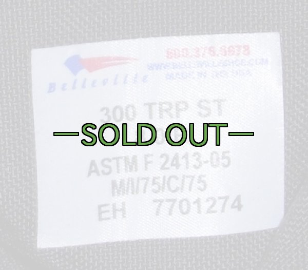 画像3: 黒ジャングルブーツ　8R　極上　300 TRP ST BELLEVILLE (3)