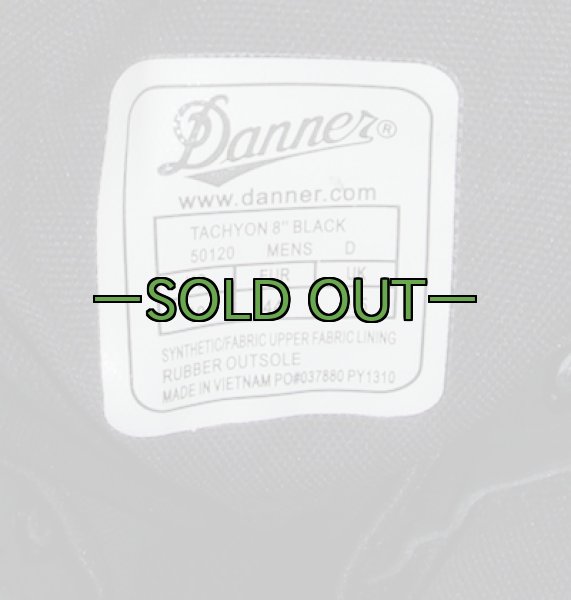 画像3: ダナーブーツ　TACHYON 8" 　黒　10D　軽量　中古上 (3)