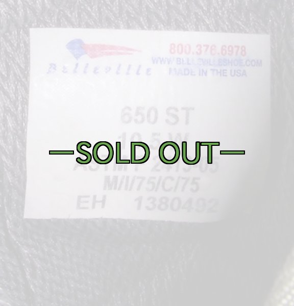 画像3: ABUブーツ　10.5W　中古良品〜上　ゴアテックス　Belleville　650ST (3)