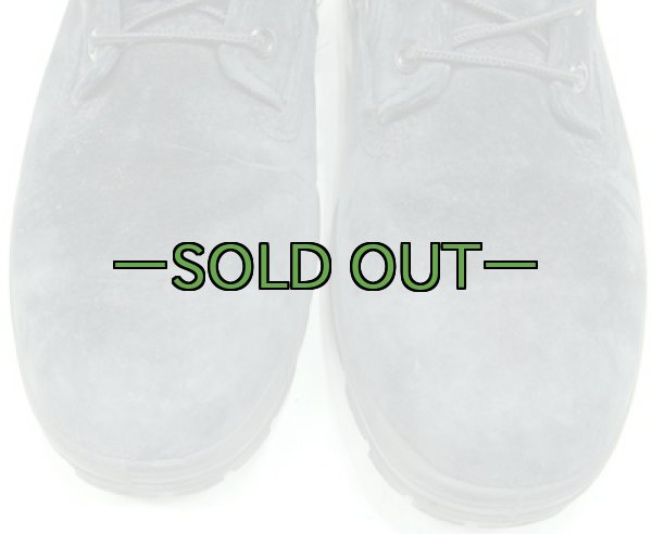 画像4: NAVYレザーブーツ　7M　黒　中古良品〜上　スェード BATES (4)