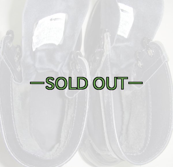 画像4: NAVYレザーブーツ　8.5M　黒　中古良品　360ST　BELLEVILLE (4)