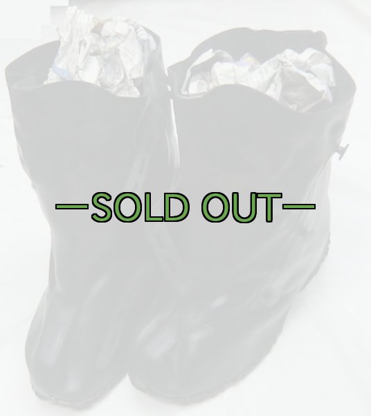 画像2: オーバーブーツ　2000年代　黒ラバー (2)