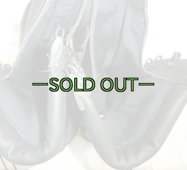 画像7: NAVYレザーブーツ　10M　黒　未使用　490ST　BELLEVILLE (7)