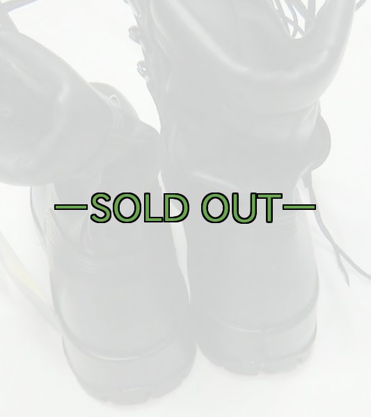 画像5: NAVYレザーブーツ　10M　黒　未使用　490ST　BELLEVILLE (5)