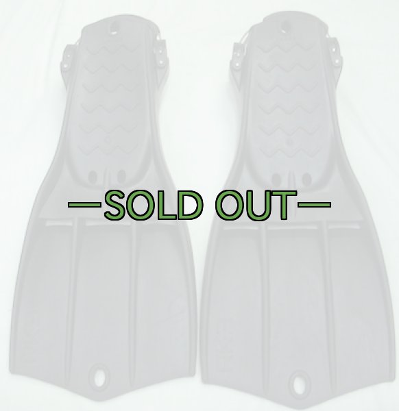 画像2: 米軍放出フィン　アクアラング　RK3　スプリングストラップ (2)