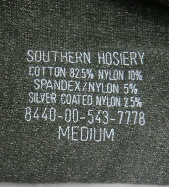 画像2: GIブーツ靴下 SOUTHERN HOSIERY W91CRB (2)