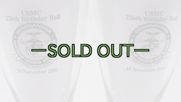 画像2: ビアグラス MC 226thバースデーボウル  2001年 2個セット (2)