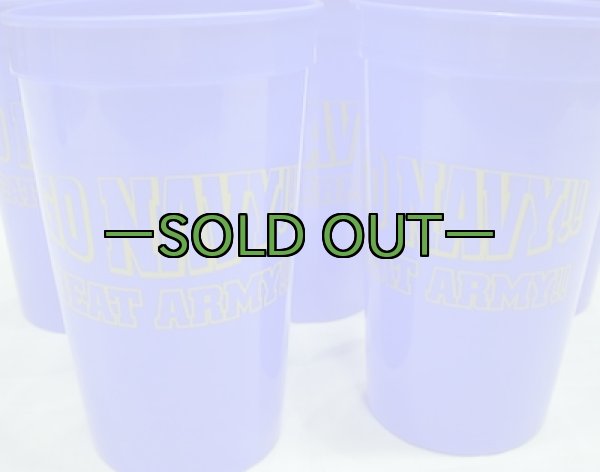 画像2: 米軍放出プラカップ　GO  NAVY BEAT ARMY　中古良品 (2)