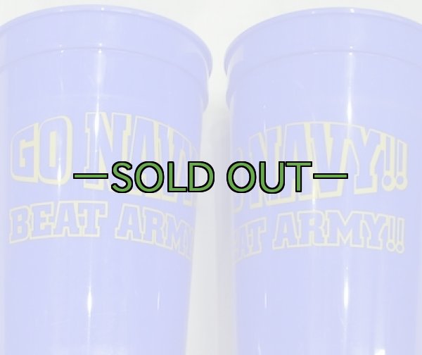 画像5: 米軍放出プラカップ　GO  NAVY BEAT ARMY　中古良品 (5)